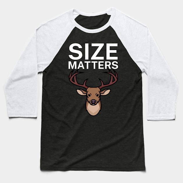 Size matters Baseball T-Shirt by maxcode